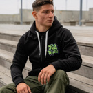 PRIDE OR DIE ice cream zaketa -black
